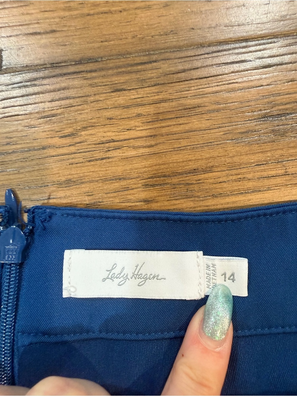 Lady Hagen Blue Golf Skort Summer Actvities - Picture 2 of 5